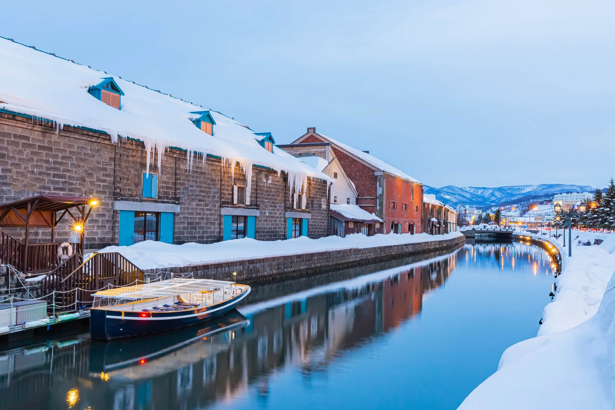Otaru Canal in winter