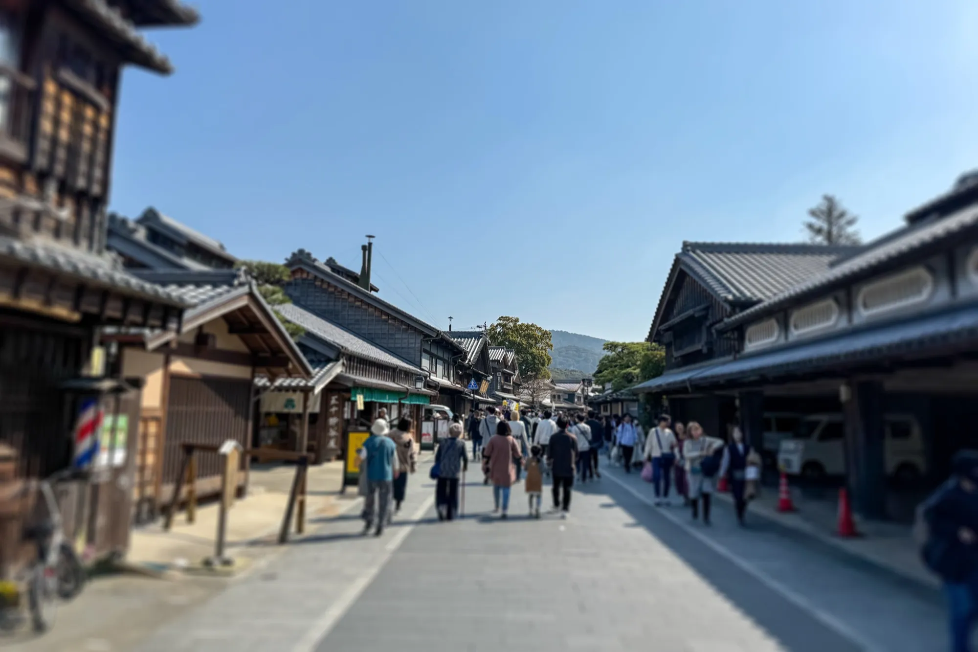おはらい町の町並み