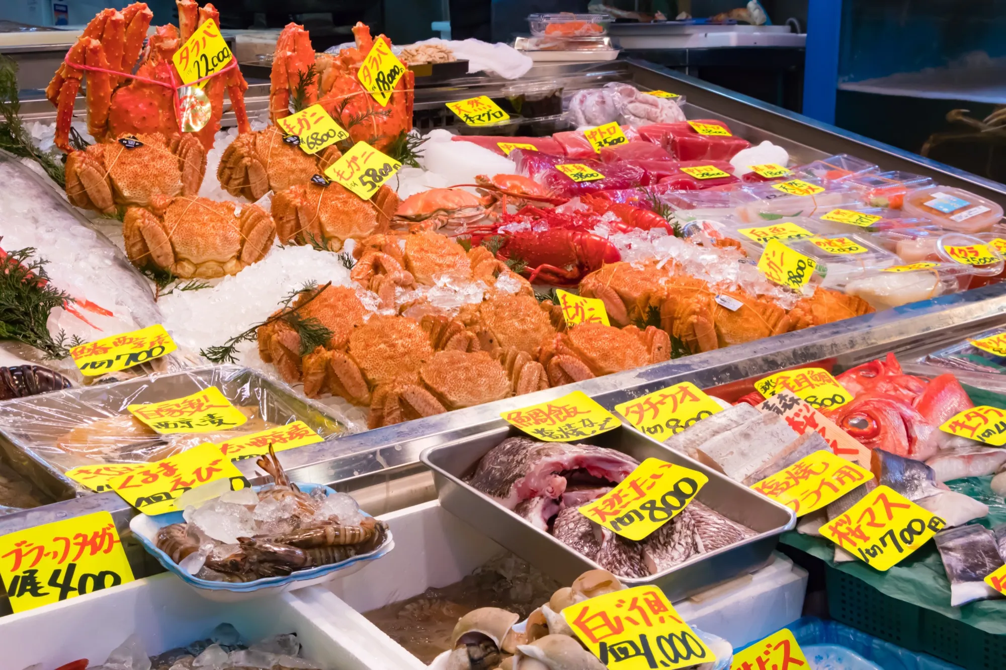Seafood at Tsukiji Outer Market
