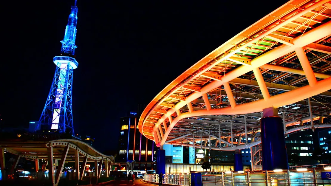 名古屋夜景包車遊（3小時）｜中部電力MIRAI TOWER・綠洲21・名古屋港・臨海工廠夜景