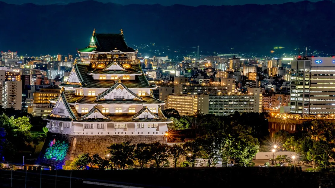 大阪市内 夜景ナイト 貸切タクシーツアー（3時間）｜大阪城・通天閣・道頓堀・梅田スカイビル